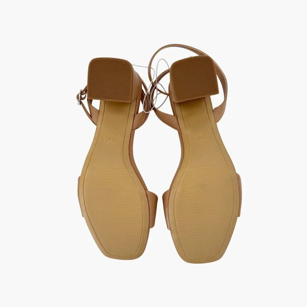 NEW A New Day Women's Shannon Heels - Tan - Size 8W